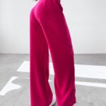 Spodnie casualowe SEINE OLAVOGA amarantowe