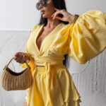 Komplet muślinowy NEGRONI OLAVOGA żółty