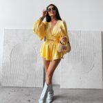 Komplet muślinowy NEGRONI OLAVOGA żółty