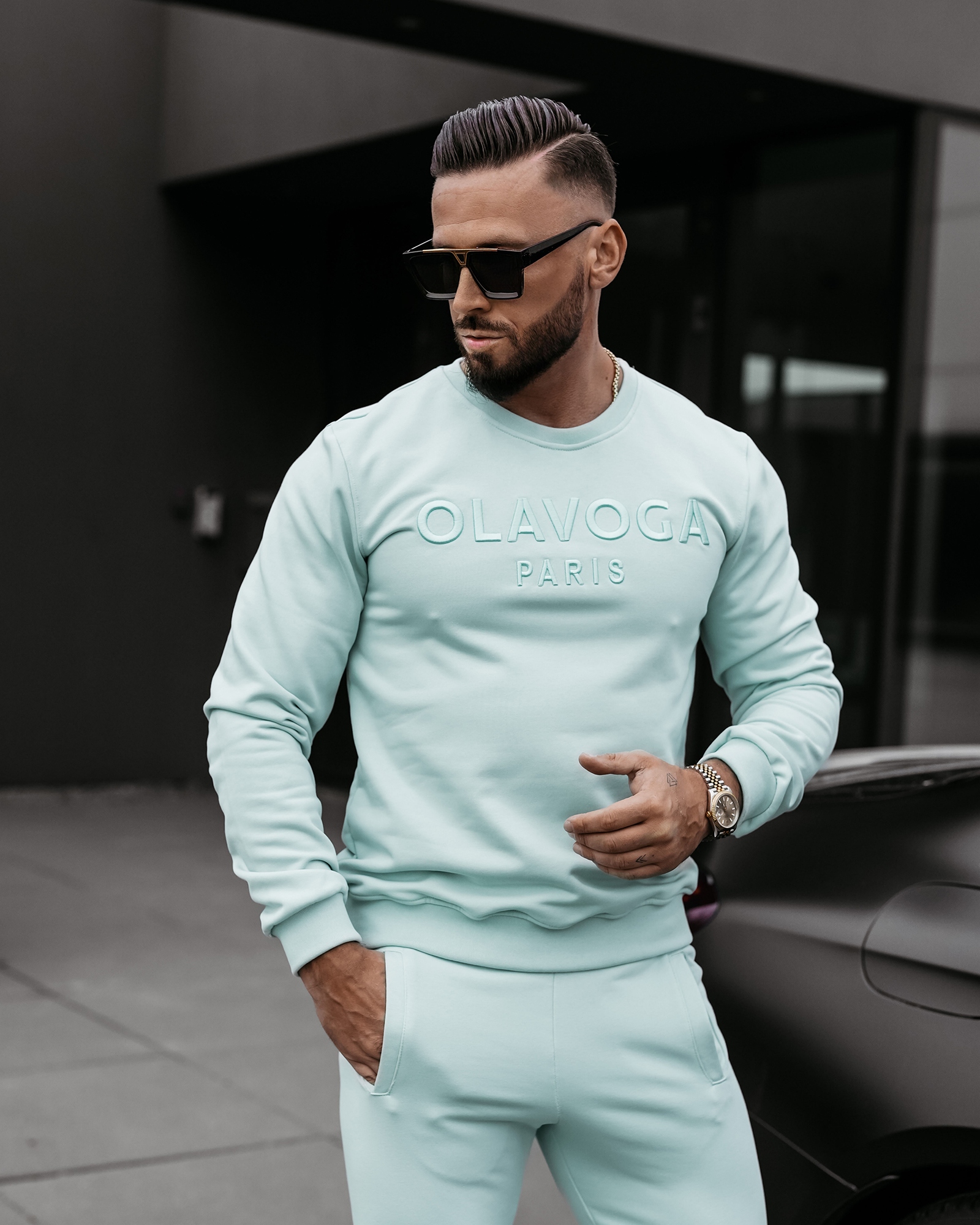 Komplet męski bawełniany KABUL OLAVOGA miętowy Komplet męski bawełniany KABUL OLAVOGA miętowy