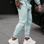 Komplet męski bawełniany KABUL OLAVOGA miętowy