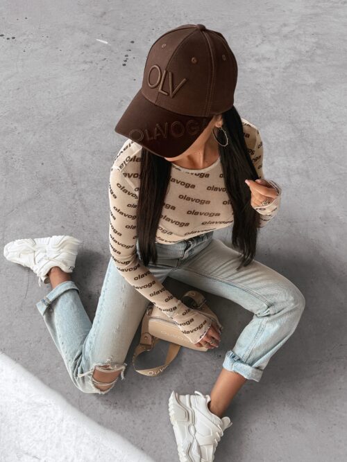 Czapka z daszkiem UNFAIR OLAVOGA brązowa