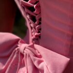 Sukienka rozkloszowana NB Lija różowa