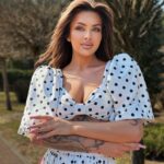 Komplet w kropki NB Bilbi biały