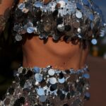 Top cekinowy NB Balonse srebrny