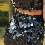 Top cekinowy NB Balonse czarny