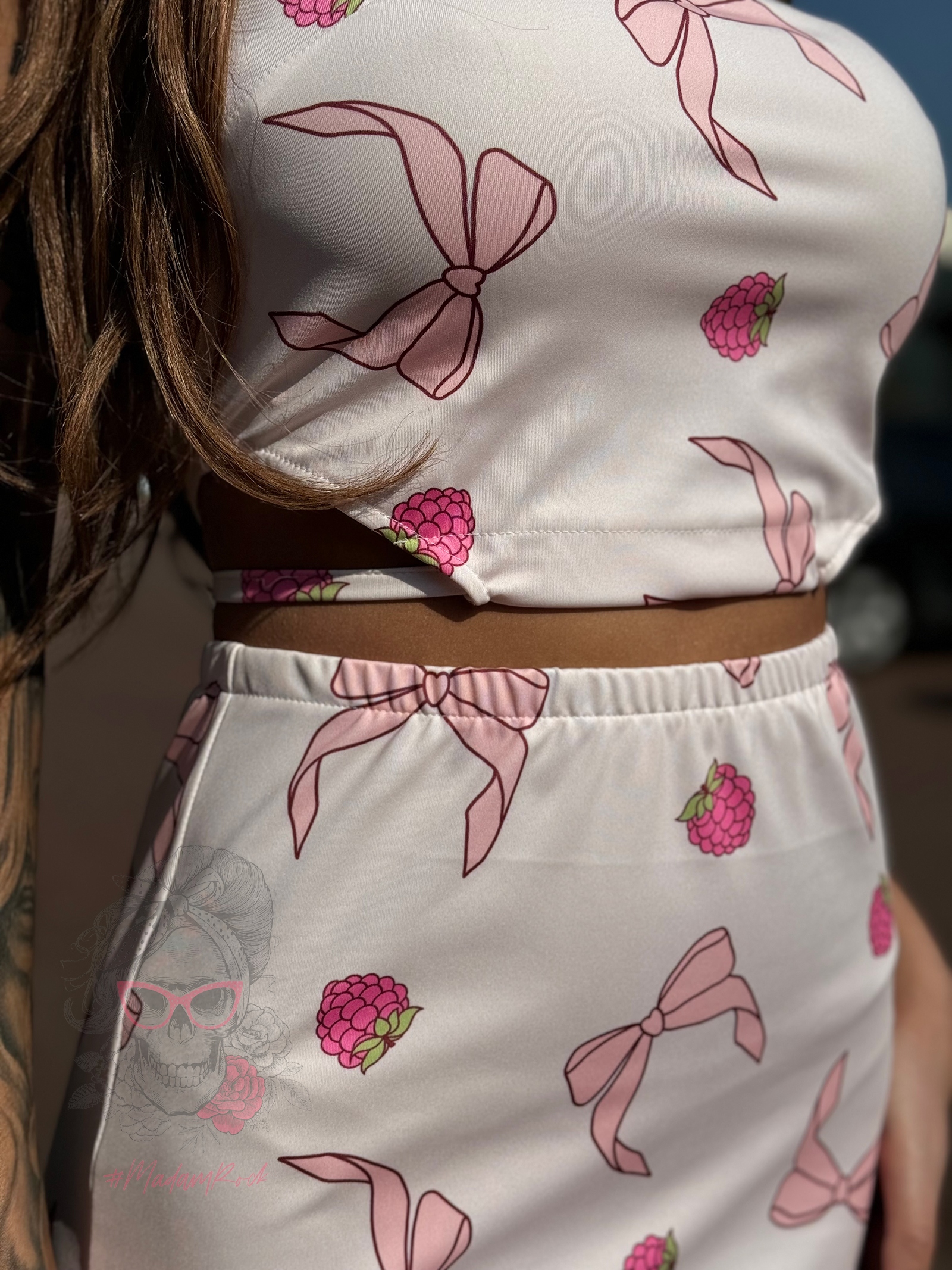 Komplet w kokardki NB Cesse pudrowy Komplet w kokardki NB Cesse pudrowy