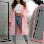 Płaszcz wiosenny Kiws jasny roż