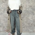 Spodnie baggy Isto niebieskie