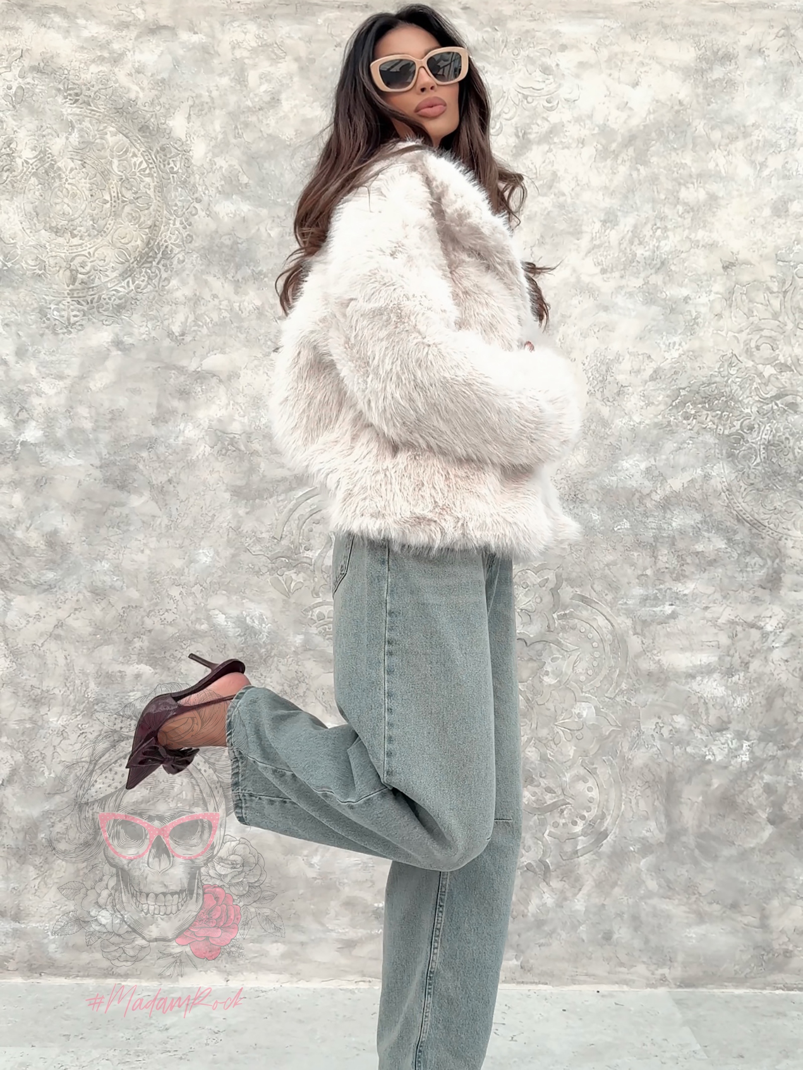 Spodnie baggy Isto niebieskie