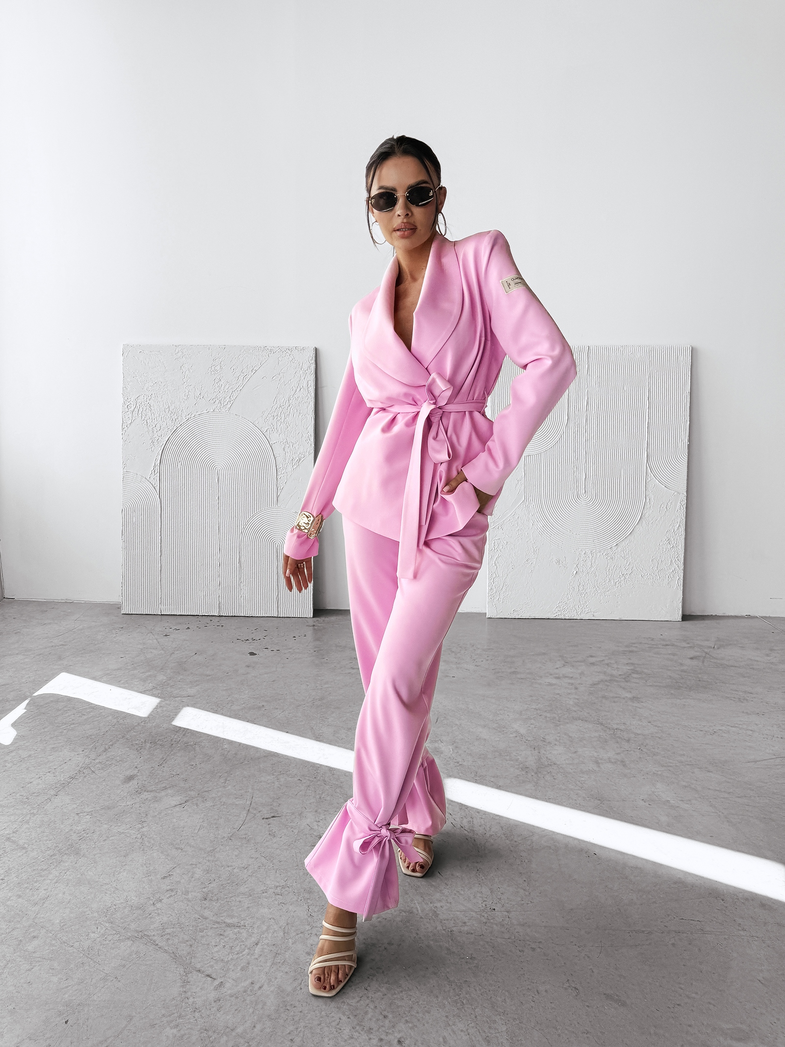 Garnitur damski MARGARITA OLAVOGA różowy