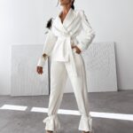 Garnitur damski MARGARITA OLAVOGA ecru