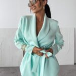 Garnitur damski MARGARITA OLAVOGA niebieski