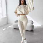 Komplet sportowy CAPTAIN MORGAN OLAVOGA ecru