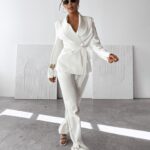 Garnitur damski MARGARITA OLAVOGA ecru