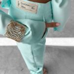 Garnitur damski MARGARITA OLAVOGA niebieski