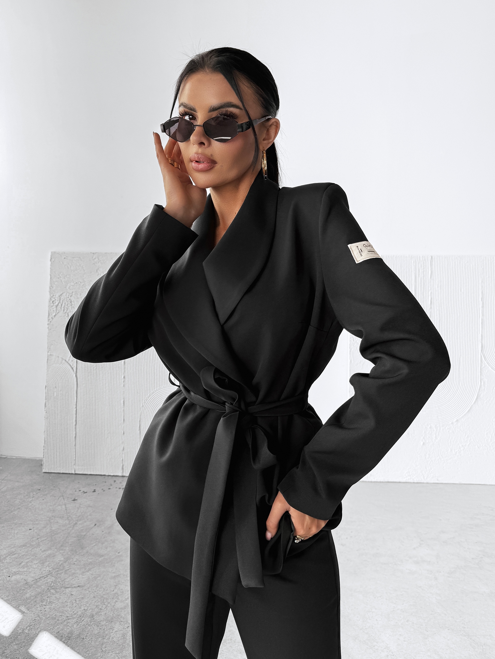 Garnitur damski MARGARITA OLAVOGA czarny