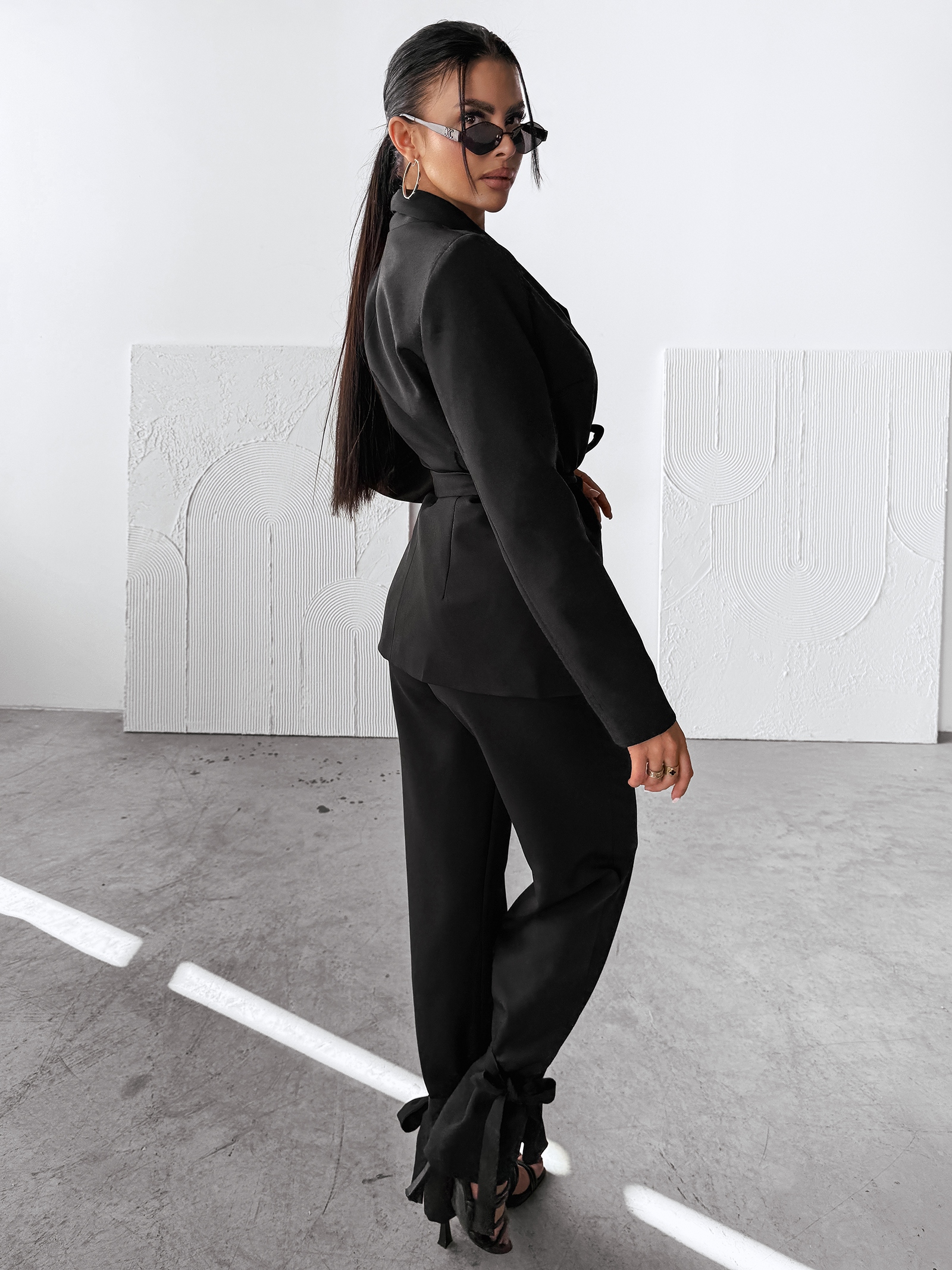 Garnitur damski MARGARITA OLAVOGA czarny