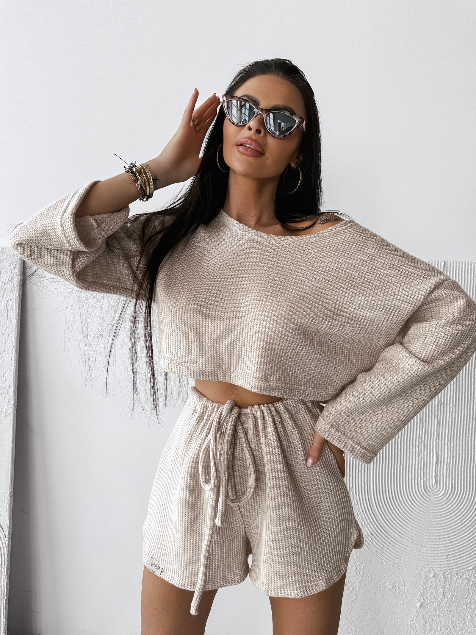 Komplet letni CUBA LIBRE OLAVOGA beżowy