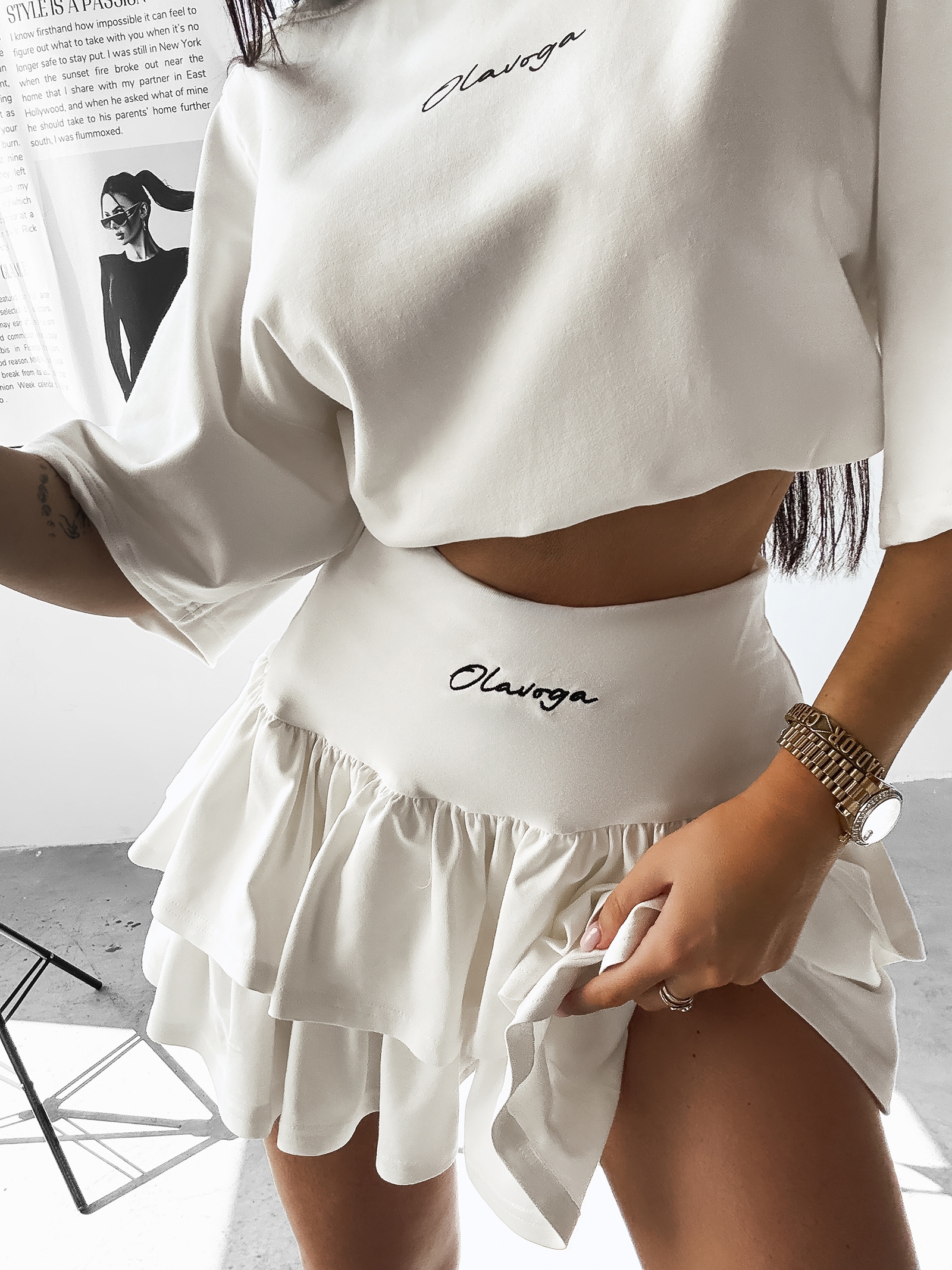 Spódniczko-spodenki OLMECA OLAVOGA ecru