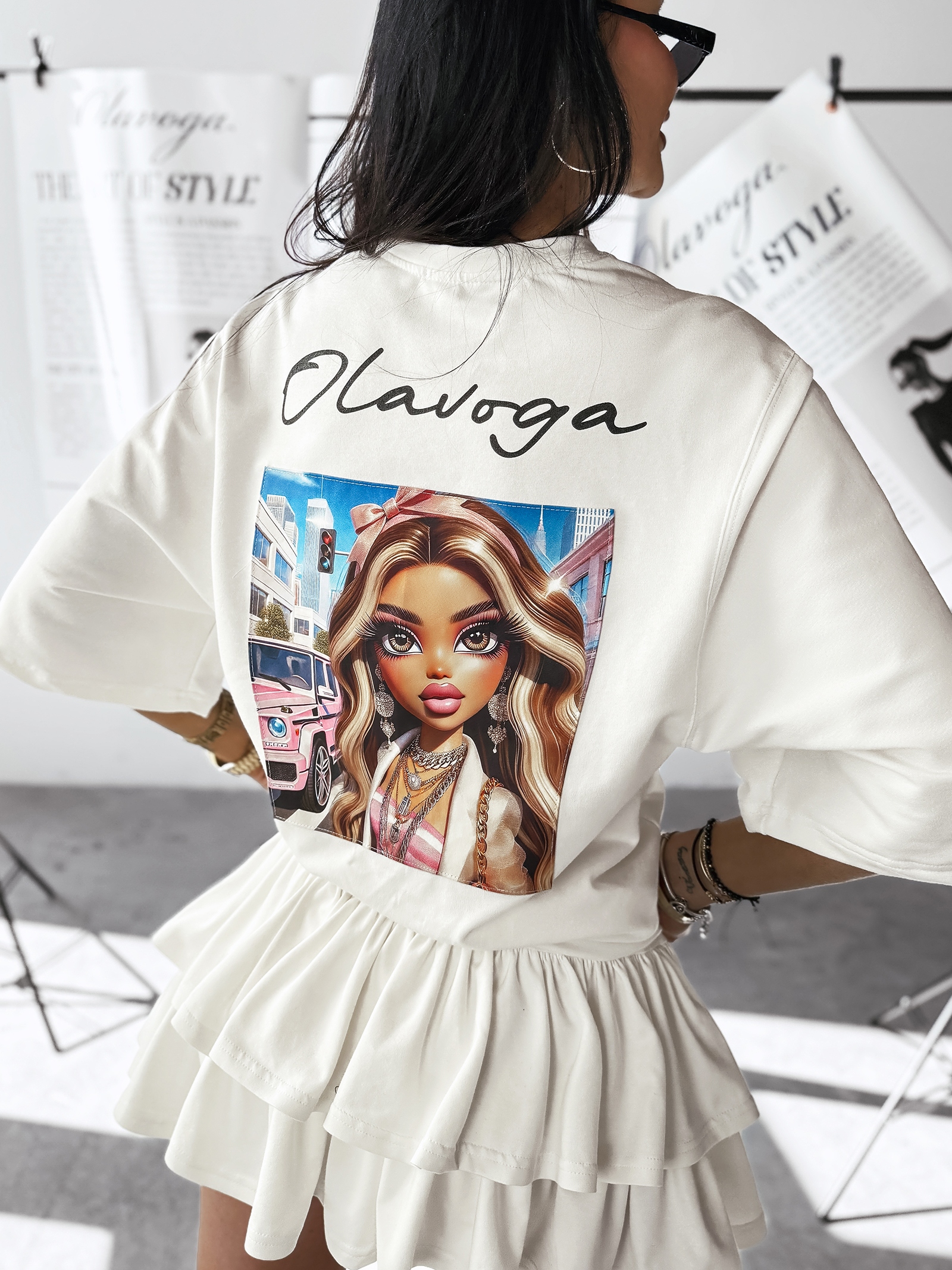 Spódniczko-spodenki OLMECA OLAVOGA ecru