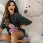 T-shirt dekatyzowany MuchLove grafitowy