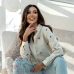 Koszula w kokardki Powesta beżowa