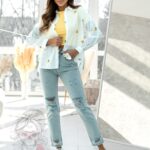 Koszula delikatna bawełniana Citrin biała