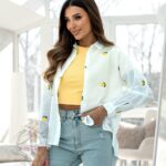 Koszula delikatna bawełniana Citrin biała