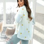 Koszula delikatna bawełniana Citrin biała