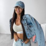 Czapka casualowa unisex PORTA OLAVOGA ciemny jeans