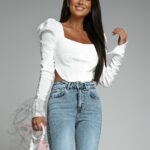 Bluzka gorsetowa Corsetto biała