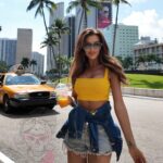 Top bandażowy Gops mango