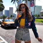 Top bandażowy Gops mango