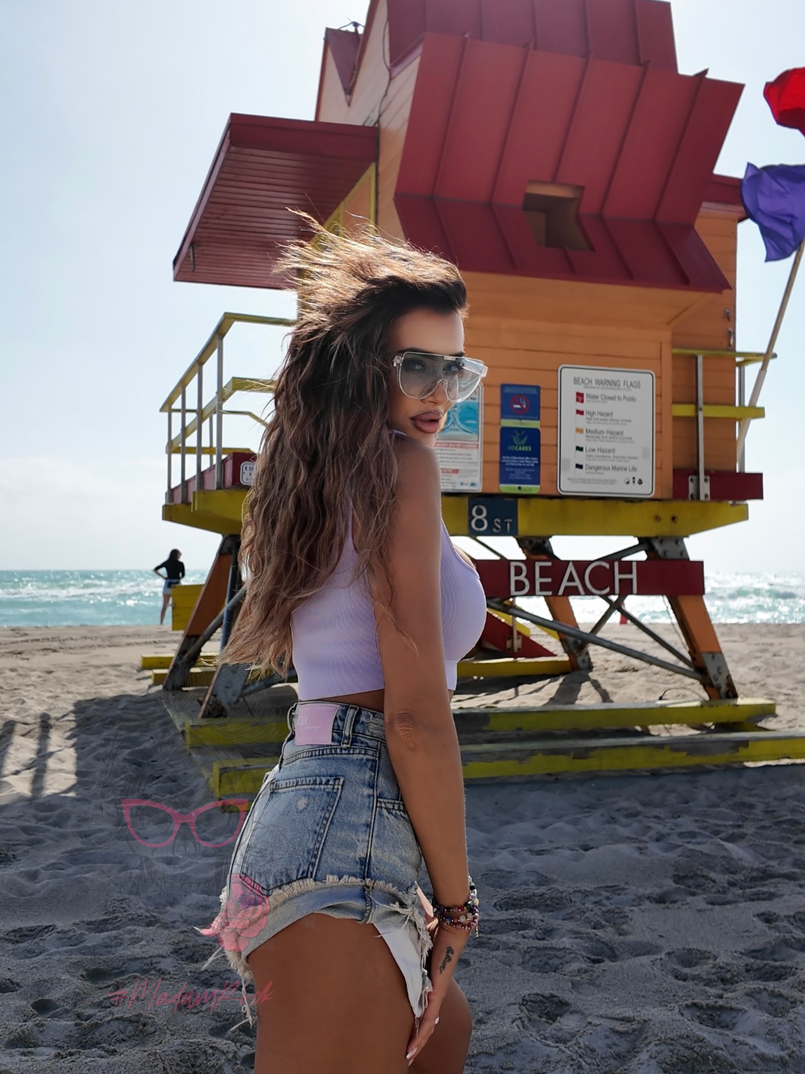 Top bandażowy Gops lila