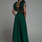 Sukienka Maxi NB GlamBoss butelkowa zieleń