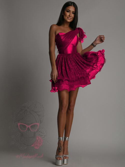 Sukienka balowa NB Karos amarantowa