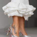 Czółenka z cyrkoniami Madam Taoste srebrne