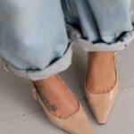 Czółenka lakierowane Madam Jore nude