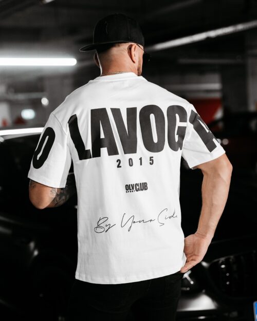 T-shirt męski bawełniany CONELI OLAVOGA ecru