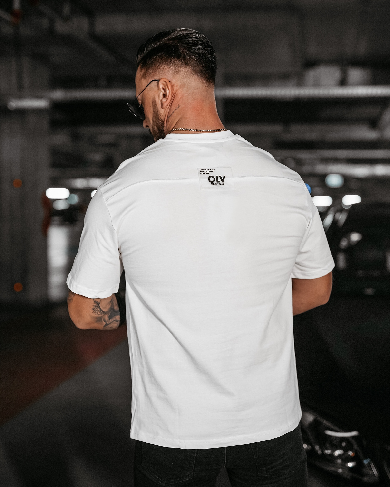 Koszulka męska bawełniana LANDO OLAVOGA ecru Koszulka męska bawełniana LANDO OLAVOGA ecru