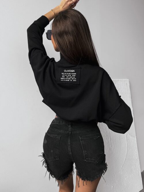 Bluza klasyczna damska SAING OLAVOGA czarna