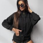 Bluza klasyczna damska SAING OLAVOGA czarna