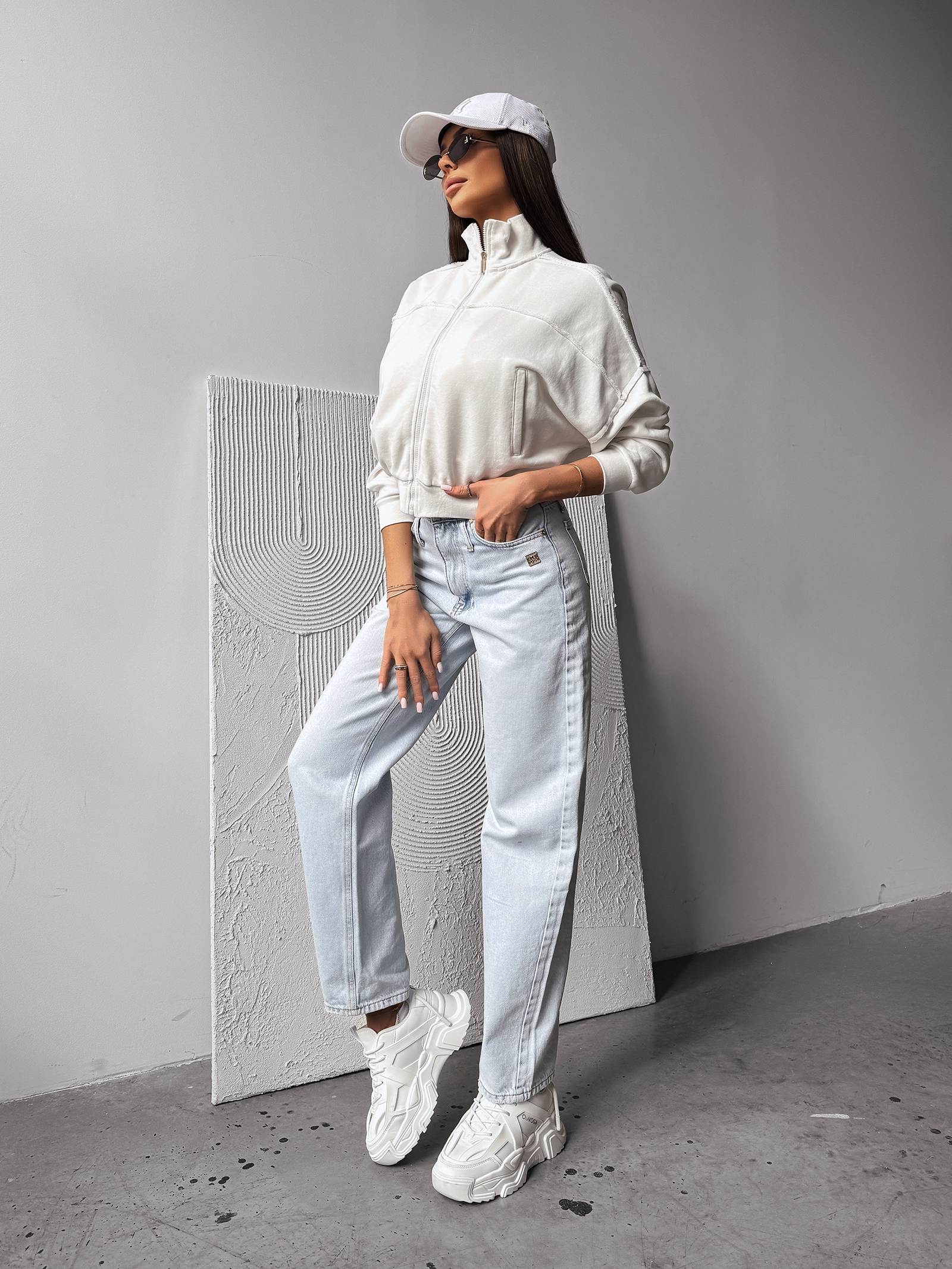 Bluza klasyczna damska SAING OLAVOGA ecru