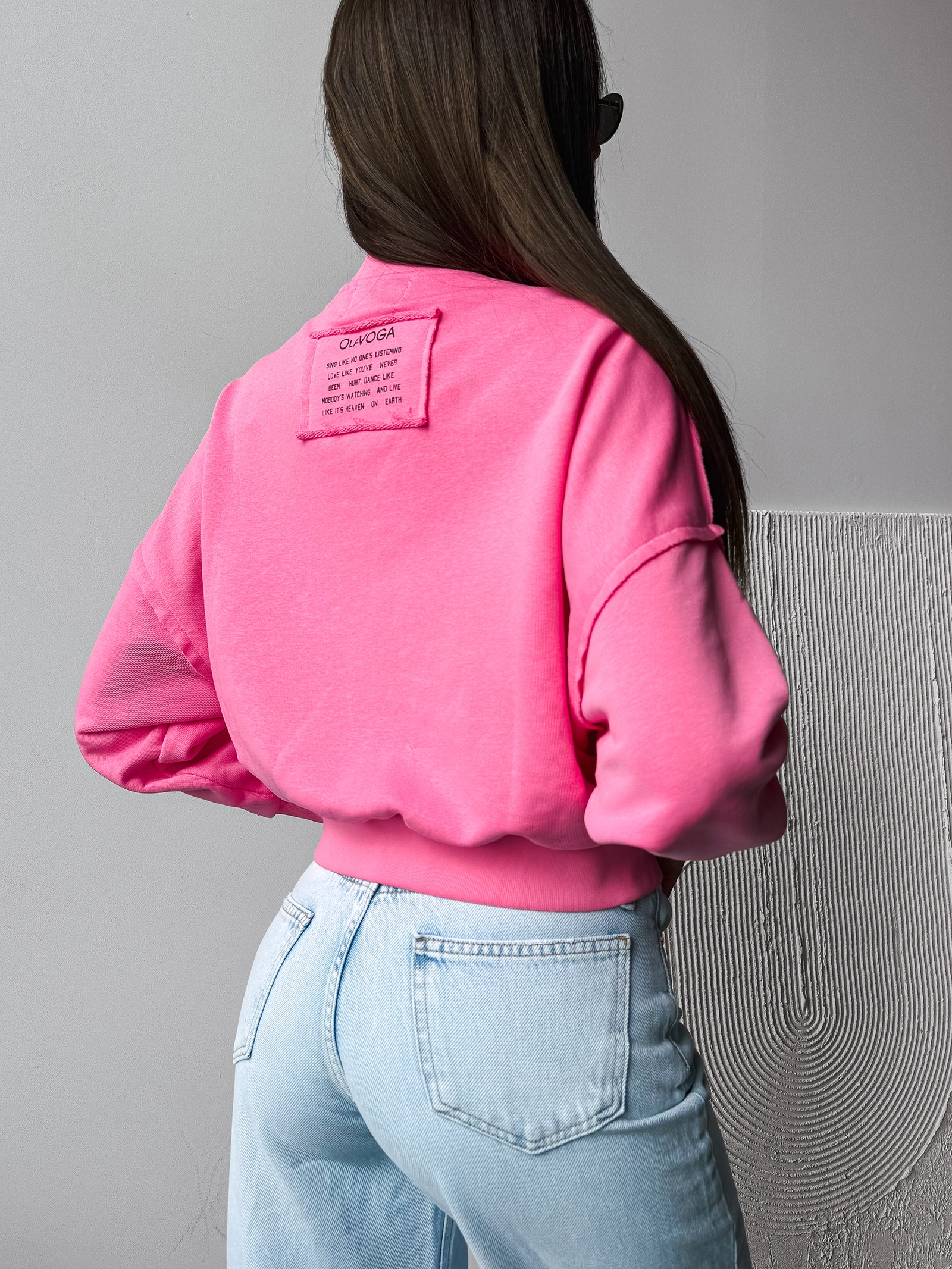 Bluza klasyczna damska SAING OLAVOGA różowa