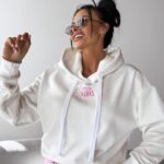 Bluza damska z kapturem GLACIER OLAVOGA ecru