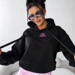 Bluza damska z kapturem GLACIER OLAVOGA czarna