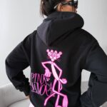 Bluza damska z kapturem GLACIER OLAVOGA czarna