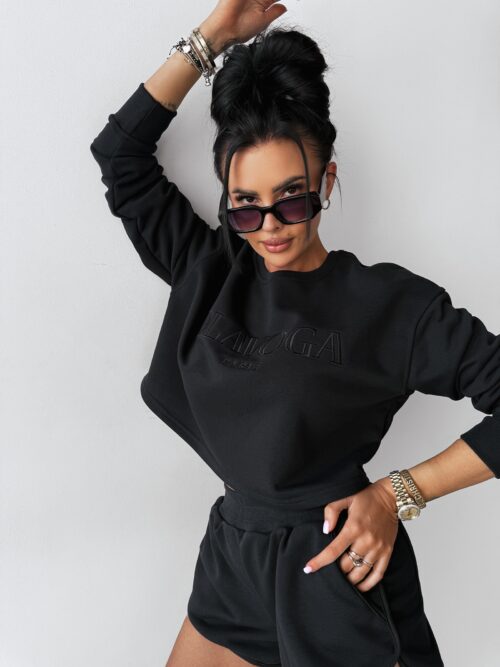 Komplet sportowy damski WEST OLAVOGA czarny