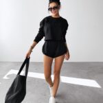 Komplet sportowy damski WEST OLAVOGA czarny